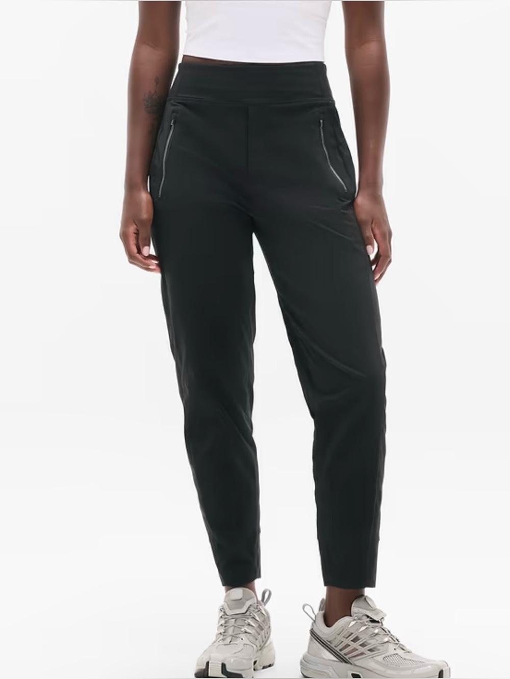 Athleta Trekkie North High-Rise Jogger Light Grey, size 18, like new!